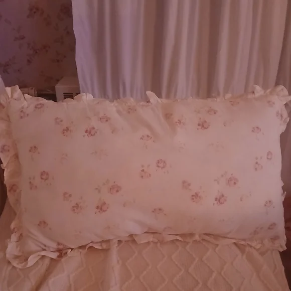 Set Of 2 Reversiable 14×24 Inch Throw Pillows Diffeent Patterns - Picture 2 of 4